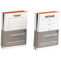 Letterpress Notes Set i gruppen  Papir & Blokk / Skrive og ta notater / Post-it og notisblokker hos Pen Store (135793)