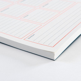 Letterpress Weekly Planner i gruppen  Papir & Blokk / Skrive og ta notater / Post-it og notisblokker hos Pen Store (135794)