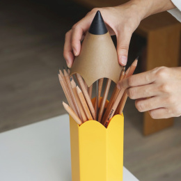 Pennholder Blyant Gul i gruppen Hobby & Kreativitet / Organisere / Hjemmekontor hos Pen Store (135848)