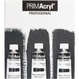 PRIMAcryl Akrylmaling 35 ml Svart 3-sett i gruppen Kunstnermateriell / Kunstnerfarge / Akrylmaling hos Pen Store (136016) PRIMAcryl Akrylmaling 35 ml Svart 3-sett i gruppen Kunstnermateriell / Kunstnerfarge / Akrylmaling hos Pen Store (136016)