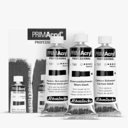 PRIMAcryl Akrylmaling 35 ml Svart 3-sett i gruppen Kunstnermateriell / Kunstnerfarge / Akrylmaling hos Pen Store (136016) PRIMAcryl Akrylmaling 35 ml Svart 3-sett i gruppen Kunstnermateriell / Kunstnerfarge / Akrylmaling hos Pen Store (136016)