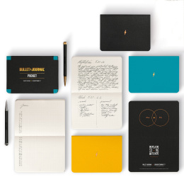 Bullet Journal Pocket 3-pack Turquoise25 i gruppen  Papir & Blokk / Skrive og ta notater / Skriveblokker og hefter hos Pen Store (136020)