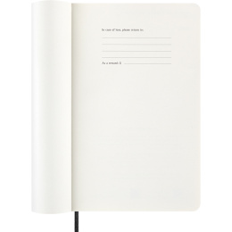 Kalender 12M Daily 2026 Softcover Large Black i gruppen  Papir & Blokk / Kalendere / 12 md kalendere hos Pen Store (136082)