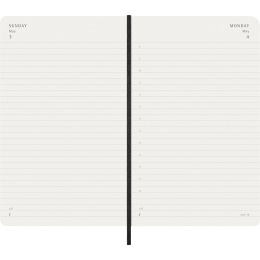 Kalender 12M Daily 2026 Softcover Large Black i gruppen  Papir & Blokk / Kalendere / 12 md kalendere hos Pen Store (136082)
