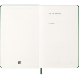 Kalender 12M Daily 2026 Hardcover Large Myrtle Green i gruppen  Papir & Blokk / Kalendere / 12 md kalendere hos Pen Store (136083)