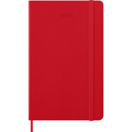 Kalender 12M Daily 2026 Hardcover Large Red i gruppen  Papir & Blokk / Kalendere / 12 md kalendere hos Pen Store (136084)