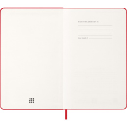 Kalender 12M Daily 2026 Hardcover Large Red i gruppen  Papir & Blokk / Kalendere / 12 md kalendere hos Pen Store (136084)