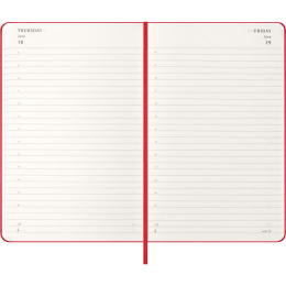 Kalender 12M Daily 2026 Hardcover Large Red i gruppen  Papir & Blokk / Kalendere / 12 md kalendere hos Pen Store (136084)