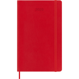 Kalender 12M Daily 2026 Softcover Large Red i gruppen  Papir & Blokk / Kalendere / 12 md kalendere hos Pen Store (136085)