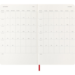 Kalender 12M Daily 2026 Softcover Large Red i gruppen  Papir & Blokk / Kalendere / 12 md kalendere hos Pen Store (136085)