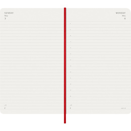 Kalender 12M Daily 2026 Softcover Large Red i gruppen  Papir & Blokk / Kalendere / 12 md kalendere hos Pen Store (136085)