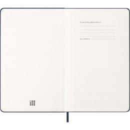 Kalender 12M Daily 2026 Hardcover Large Sapphire Blue i gruppen  Papir & Blokk / Kalendere / 12 md kalendere hos Pen Store (136086)