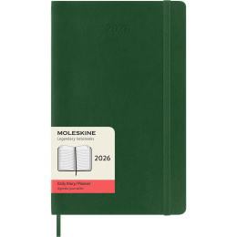 Kalender 12M Daily 2026 Softcover Large Myrtle Green i gruppen  Papir & Blokk / Kalendere / 12 md kalendere hos Pen Store (136088)