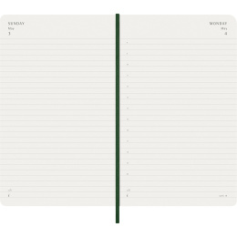 Kalender 12M Daily 2026 Softcover Large Myrtle Green i gruppen  Papir & Blokk / Kalendere / 12 md kalendere hos Pen Store (136088)