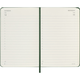 Kalender 12M Daily 2026 Hardcover Pocket Myrtle Green i gruppen  Papir & Blokk / Kalendere / 12 md kalendere hos Pen Store (136092)