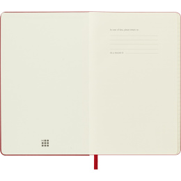 Kalender 12M Daily 2026 Hardcover Pocket Red i gruppen  Papir & Blokk / Kalendere / 12 md kalendere hos Pen Store (136093)