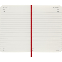Kalender 12M Daily 2026 Softcover Pocket Red i gruppen  Papir & Blokk / Kalendere / 12 md kalendere hos Pen Store (136094)
