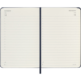 Kalender 12M Daily 2026 Hardcover Pocket Sapphire Blue i gruppen  Papir & Blokk / Kalendere / 12 md kalendere hos Pen Store (136095)