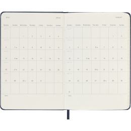 Kalender 12M Daily 2026 Hardcover Pocket Sapphire Blue i gruppen  Papir & Blokk / Kalendere / 12 md kalendere hos Pen Store (136095)