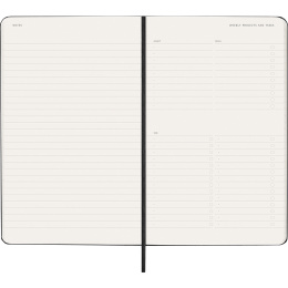 Kalender 12M Weekly Vertical PRO 2026 Hardcover Large Black i gruppen  Papir & Blokk / Kalendere / 12 md kalendere hos Pen Store (136100)