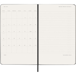 Kalender 12M Weekly Vertical PRO 2026 Hardcover Large Black i gruppen  Papir & Blokk / Kalendere / 12 md kalendere hos Pen Store (136100)