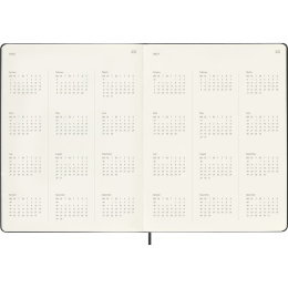 Kalender 12M M+ Digital Planner Weekly Vertical 2026 XL Black i gruppen  Papir & Blokk / Kalendere / 12 md kalendere hos Pen Store (136102)