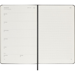 Kalender 12M M+ Digital Planner Weekly Note 2026 Large Black i gruppen  Papir & Blokk / Kalendere / 12 md kalendere hos Pen Store (136103)