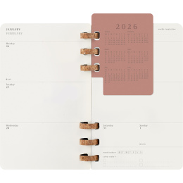 Kalender 12M Spiral Planner 2026 Large Black i gruppen  Papir & Blokk / Kalendere / 12 md kalendere hos Pen Store (136104)