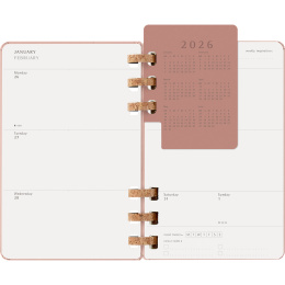 Kalender 12M Spiral Planner 2026 Large Almond i gruppen  Papir & Blokk / Kalendere / 12 md kalendere hos Pen Store (136105)