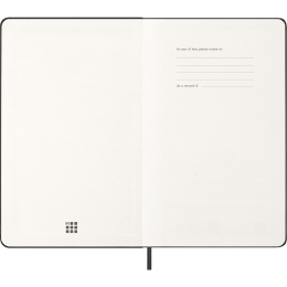 Kalender 12M Weekly Horizontal 2026 Hardcover Large Black i gruppen  Papir & Blokk / Kalendere / 12 md kalendere hos Pen Store (136106)