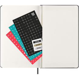 Kalender 12M Weekly Horizontal 2026 Hardcover Large Black i gruppen  Papir & Blokk / Kalendere / 12 md kalendere hos Pen Store (136106)