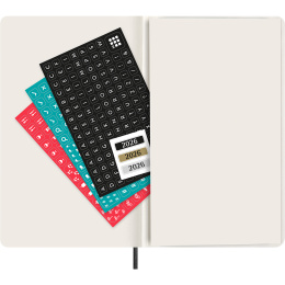 Kalender 12M Weekly Horizontal 2026 Softcover Large Black i gruppen  Papir & Blokk / Kalendere / 12 md kalendere hos Pen Store (136107)
