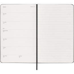 Kalender 12M Weekly Notebook 2026 Hardcover Large Black i gruppen  Papir & Blokk / Kalendere / 12 md kalendere hos Pen Store (136110)