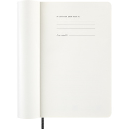 Kalender 12M Weekly Notebook 2026 Softcover Large Black i gruppen  Papir & Blokk / Kalendere / 12 md kalendere hos Pen Store (136111)