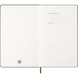 Kalender 12M Weekly Notebook 2026 Hardcover Large Myrtle Green i gruppen  Papir & Blokk / Kalendere / 12 md kalendere hos Pen Store (136112)