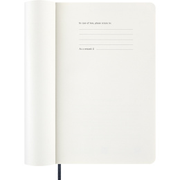 Kalender 12M Weekly Notebook 2026 Softcover Large Sapphire Blue i gruppen  Papir & Blokk / Kalendere / 12 md kalendere hos Pen Store (136114)