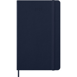 Kalender 12M Weekly Notebook 2026 Hardcover Large Sapphire Blue i gruppen  Papir & Blokk / Kalendere / 12 md kalendere hos Pen Store (136117)