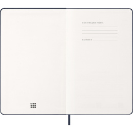 Kalender 12M Weekly Notebook 2026 Hardcover Large Sapphire Blue i gruppen  Papir & Blokk / Kalendere / 12 md kalendere hos Pen Store (136117)