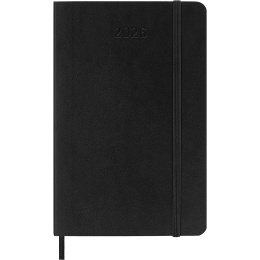 Kalender 12M Weekly Notebook 2026 Softcover Pocket Black i gruppen  Papir & Blokk / Kalendere / 12 md kalendere hos Pen Store (136119)