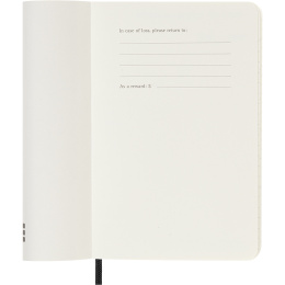 Kalender 12M Weekly Notebook 2026 Softcover Pocket Black i gruppen  Papir & Blokk / Kalendere / 12 md kalendere hos Pen Store (136119)