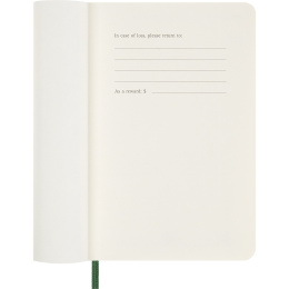 Kalender 12M Weekly Notebook 2026 Softcover Pocket Myrtle Green i gruppen  Papir & Blokk / Kalendere / 12 md kalendere hos Pen Store (136121)