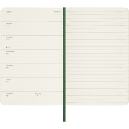 Kalender 12M Weekly Notebook 2026 Softcover Pocket Myrtle Green i gruppen  Papir & Blokk / Kalendere / 12 md kalendere hos Pen Store (136121)