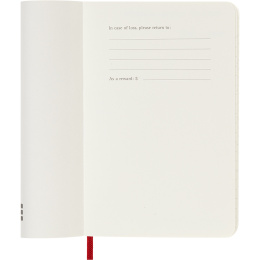 Kalender 12M Weekly Notebook 2026 Softcover Pocket Red i gruppen  Papir & Blokk / Kalendere / 12 md kalendere hos Pen Store (136124)