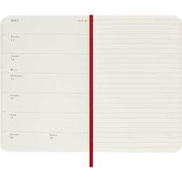 Kalender 12M Weekly Notebook 2026 Softcover Pocket Red i gruppen  Papir & Blokk / Kalendere / 12 md kalendere hos Pen Store (136124)
