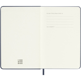 Kalender 12M Weekly Notebook 2026 Hardcover Pocket Sapphire Blue i gruppen  Papir & Blokk / Kalendere / 12 md kalendere hos Pen Store (136125)