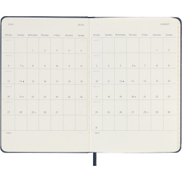 Kalender 12M Weekly Notebook 2026 Hardcover Pocket Sapphire Blue i gruppen  Papir & Blokk / Kalendere / 12 md kalendere hos Pen Store (136125)