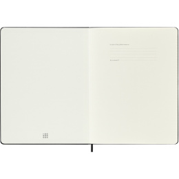 Kalender 12M Weekly Notebook 2026 Hardcover XL Black i gruppen  Papir & Blokk / Kalendere / 12 md kalendere hos Pen Store (136126)