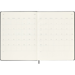 Kalender 12M Weekly Notebook 2026 Hardcover XL Black i gruppen  Papir & Blokk / Kalendere / 12 md kalendere hos Pen Store (136126)