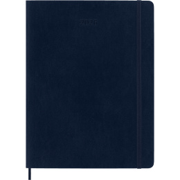 Kalender 12M Weekly Notebook 2026 Softcover XL Sapphire Blue i gruppen  Papir & Blokk / Kalendere / 12 md kalendere hos Pen Store (136129)