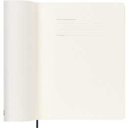 Kalender 12M Weekly Notebook 2026 Softcover XL Sapphire Blue i gruppen  Papir & Blokk / Kalendere / 12 md kalendere hos Pen Store (136129)